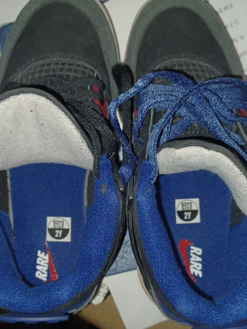 Jordan AJ 4 Retro OG Preschool Sneakers For Kids Size 2Y